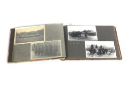 A German WWII era photograph album of training, pa