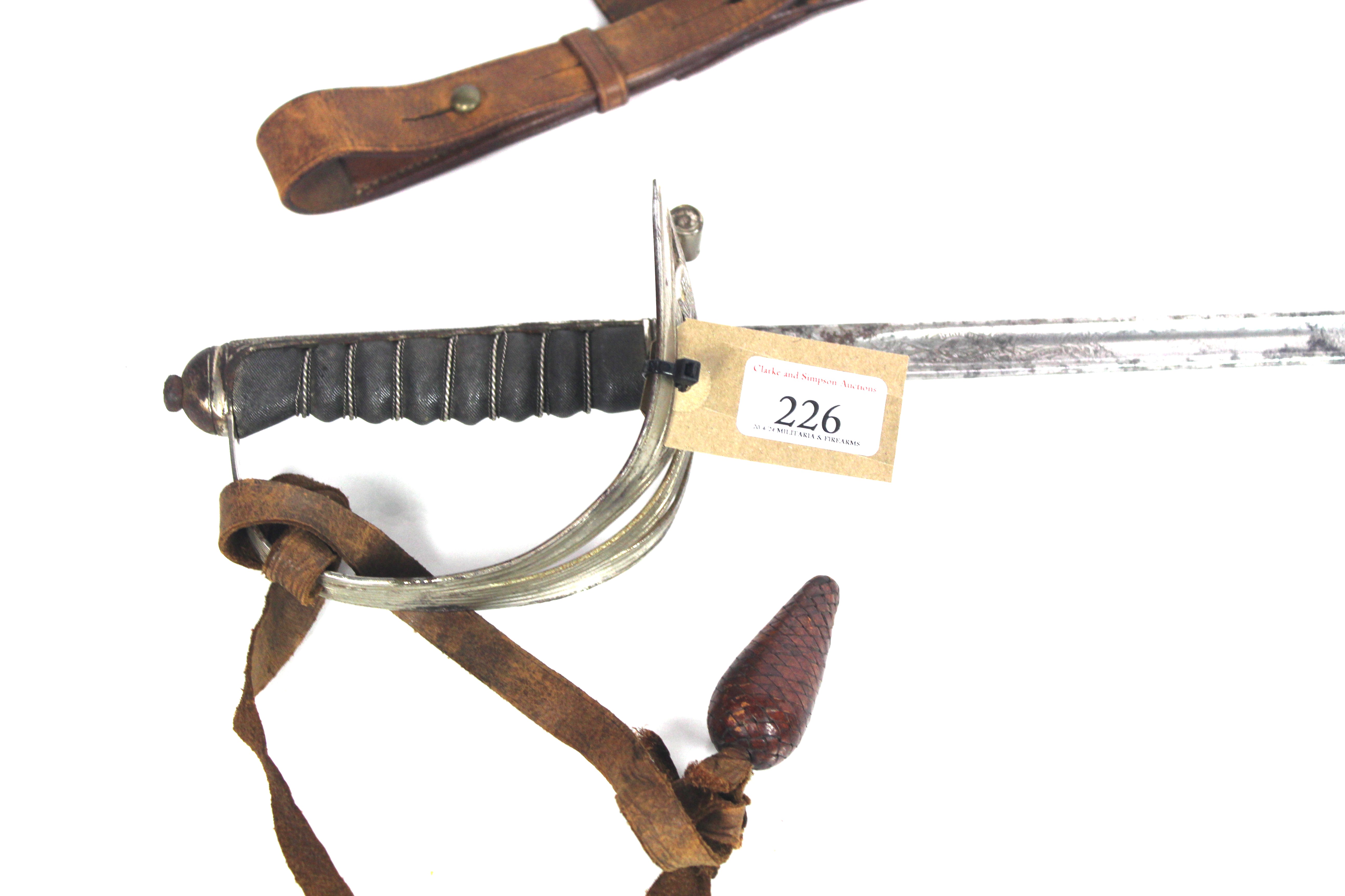 A Scotts Guards officers sword with scabbard and l - Image 2 of 15