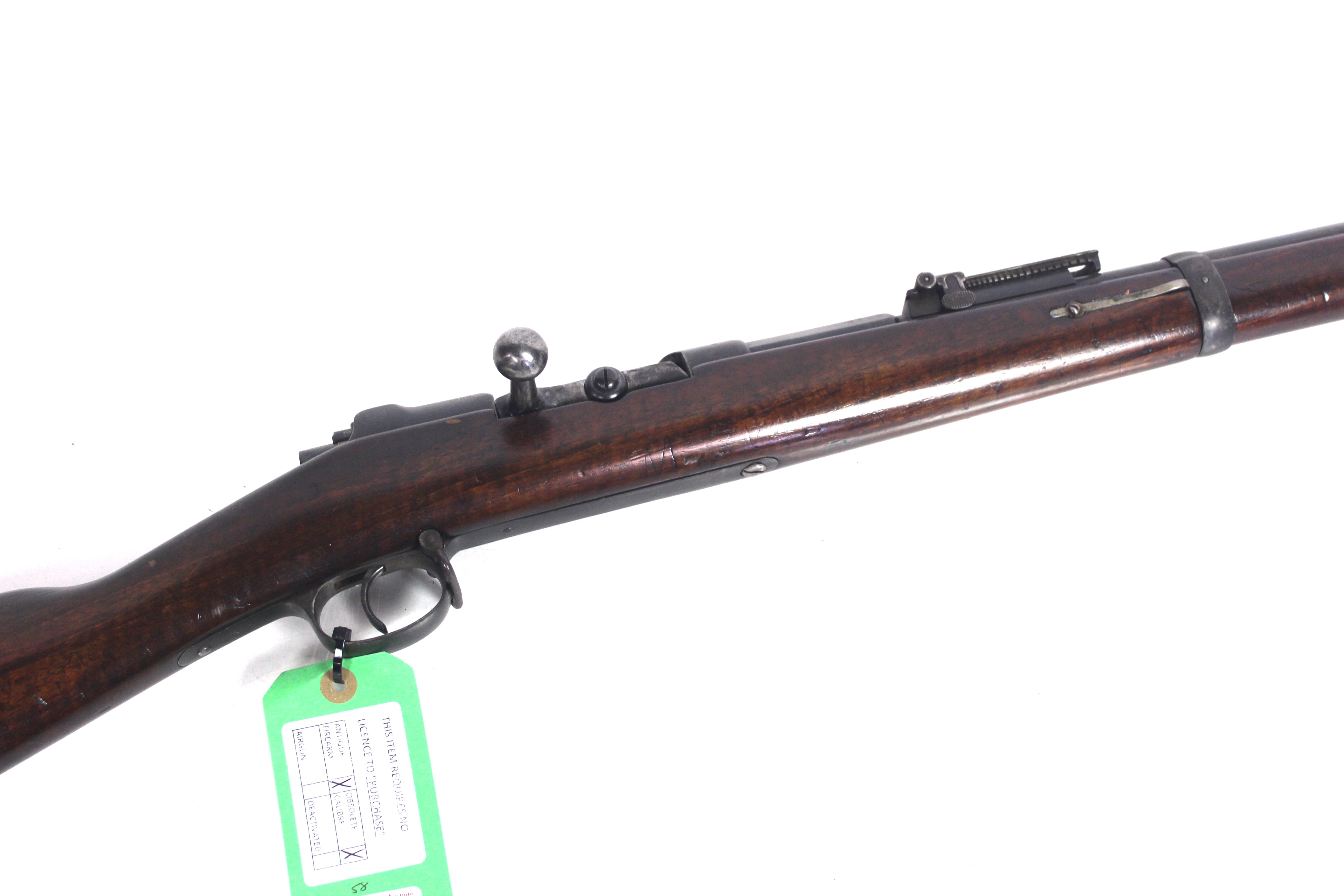 A German Mauser Model 1871/84 bolt action rifle in