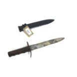 A WWII Italian M.V.S.N. enlisted mans dagger. This