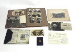 A quantity of various WWI era documents and certif