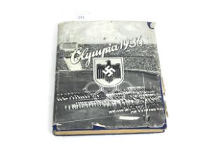 A German 1936 Olympic Games book with photographic