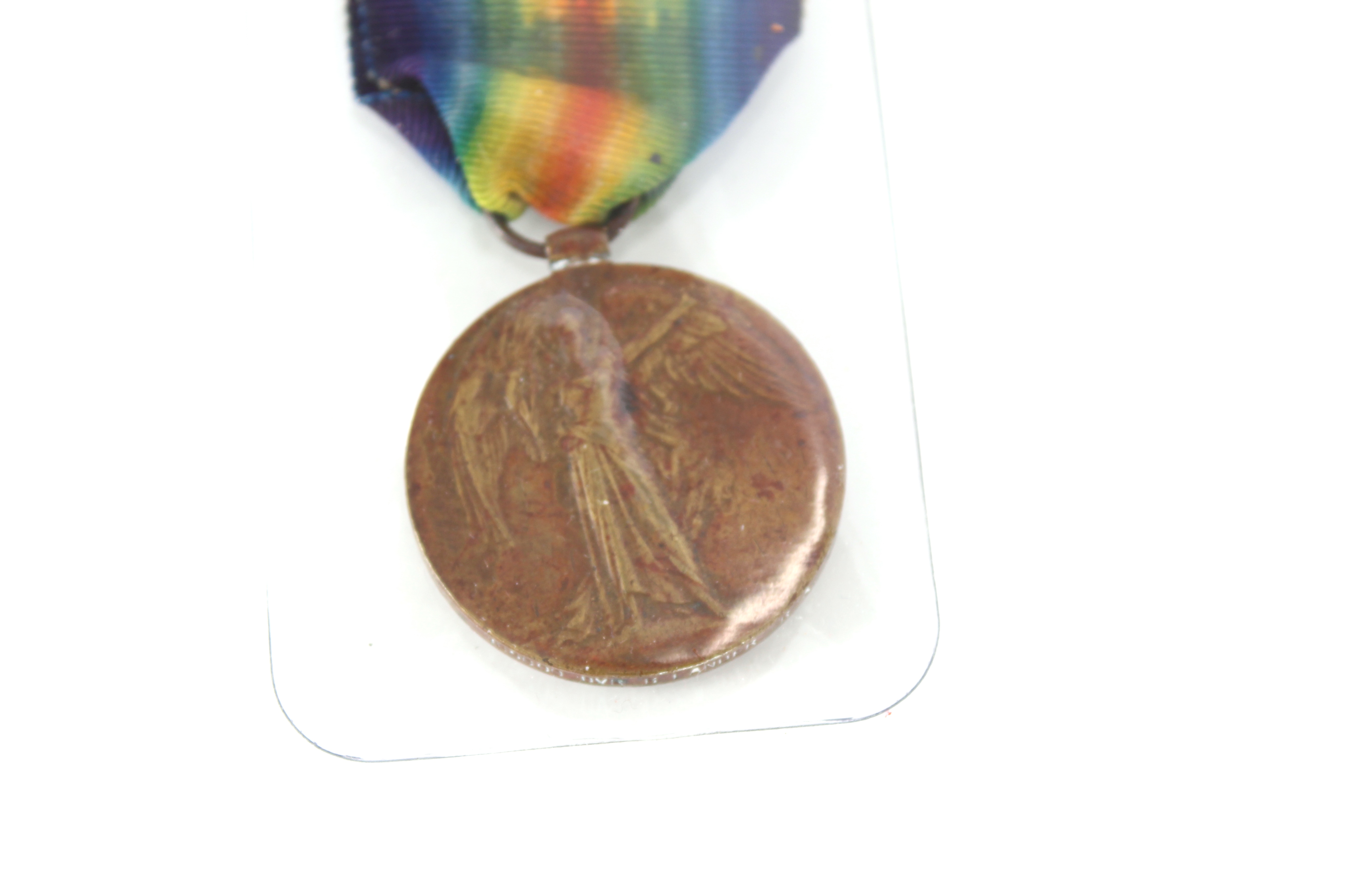 A WWI pair of medals to 165600 DVR. B. Lander R.A. - Image 3 of 6