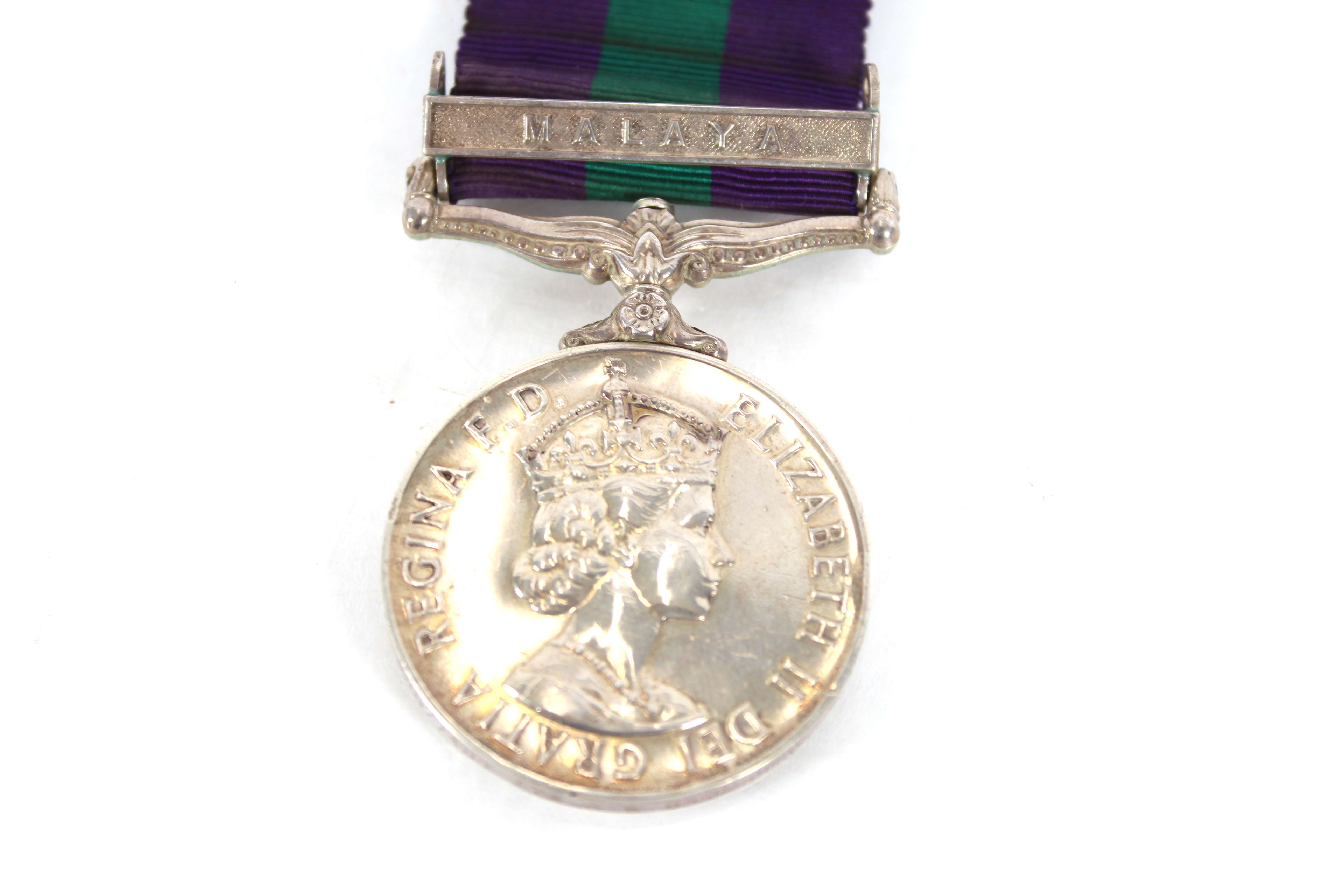 A QEII G.S.M. with Malaya clasp to 23677467 Pte. K - Image 3 of 4