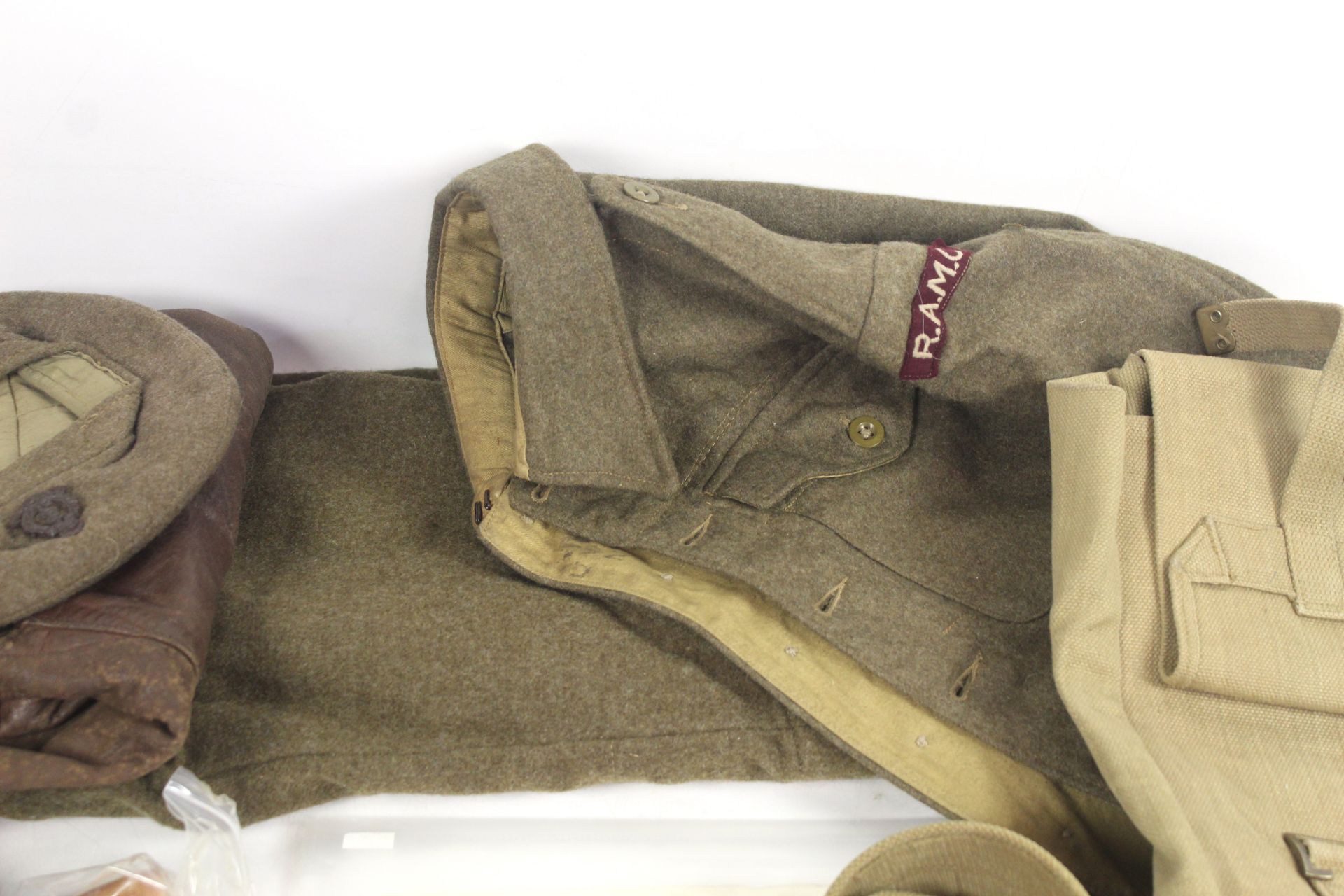 WWII uniforms including battle dress blouse and tr - Image 5 of 22
