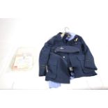 A WWII R.A.F. Navigators uniform, with a selection