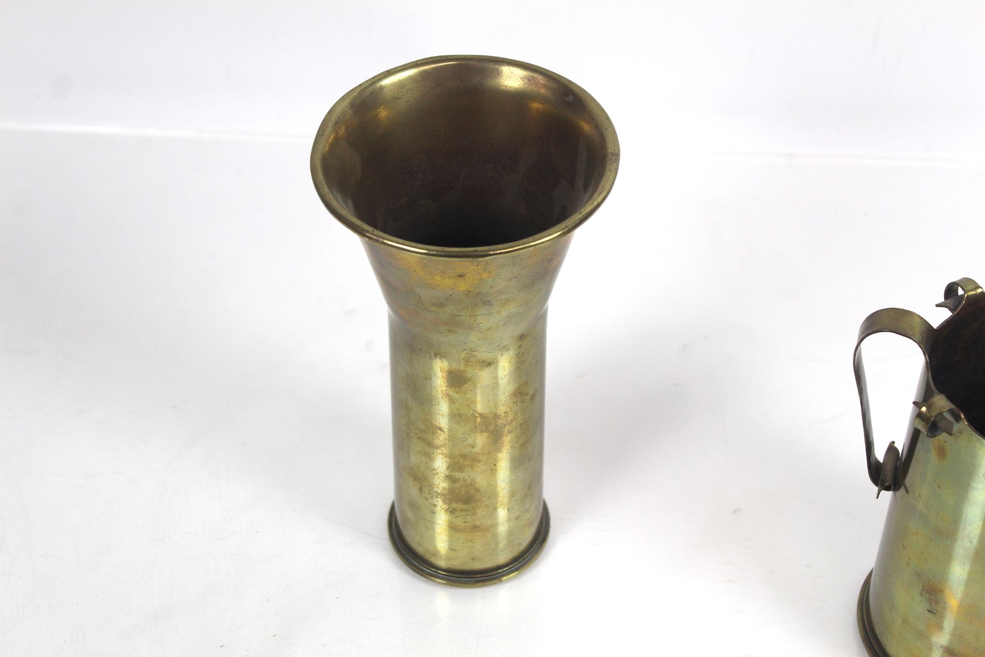 A "Trench Art" twin handled vase from a 1915 dated - Image 6 of 6