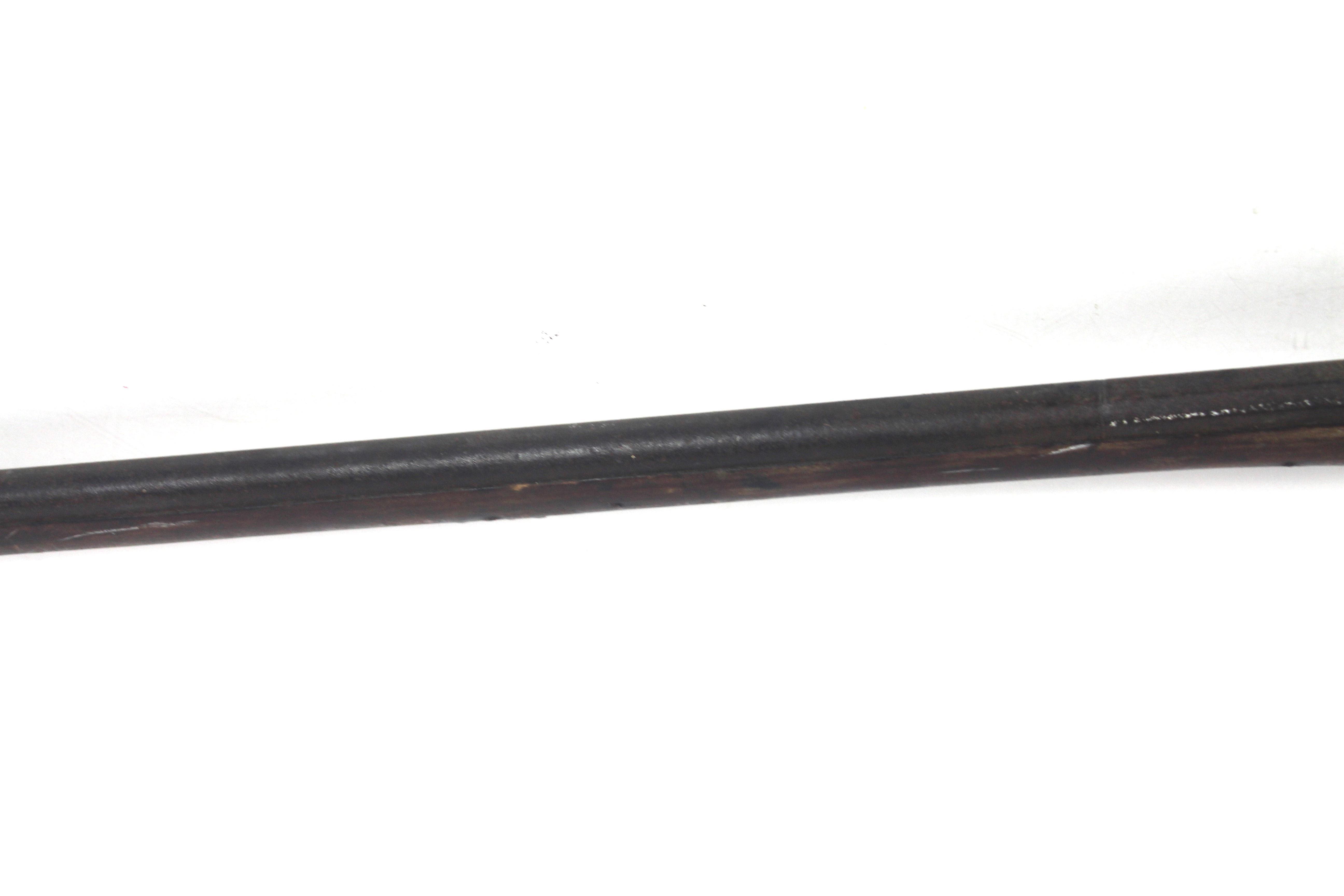 A flintlock "Wildfowling" long arm 5'7" in length - Image 9 of 13