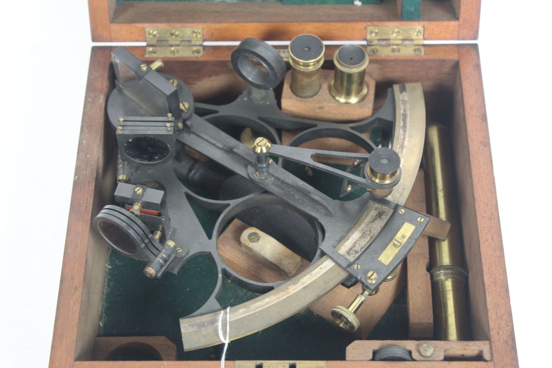 A late 19th / early 20th Century cased sextant by - Image 3 of 10