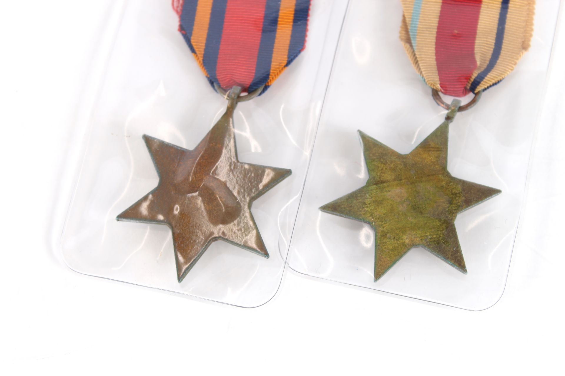 Six WWII medals including Burma and Africa Stars - Image 7 of 7