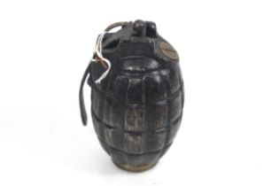 A WWI Mills No. 5 Mk I hand grenade, de-activated