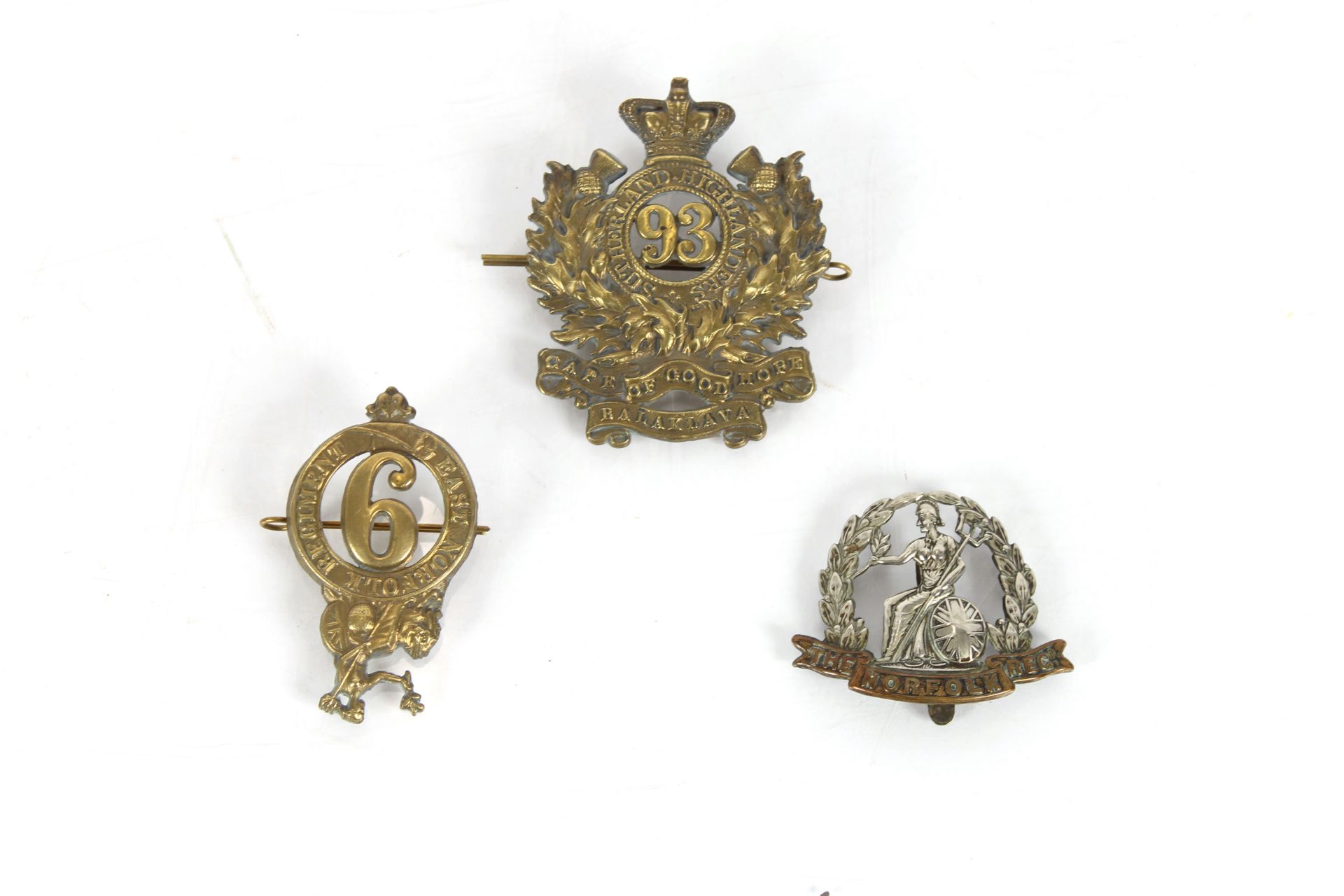 A Victorian Sutherland and Highlanders (93) badge