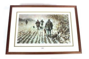 A limited edition sporting print No. 27/850, appro