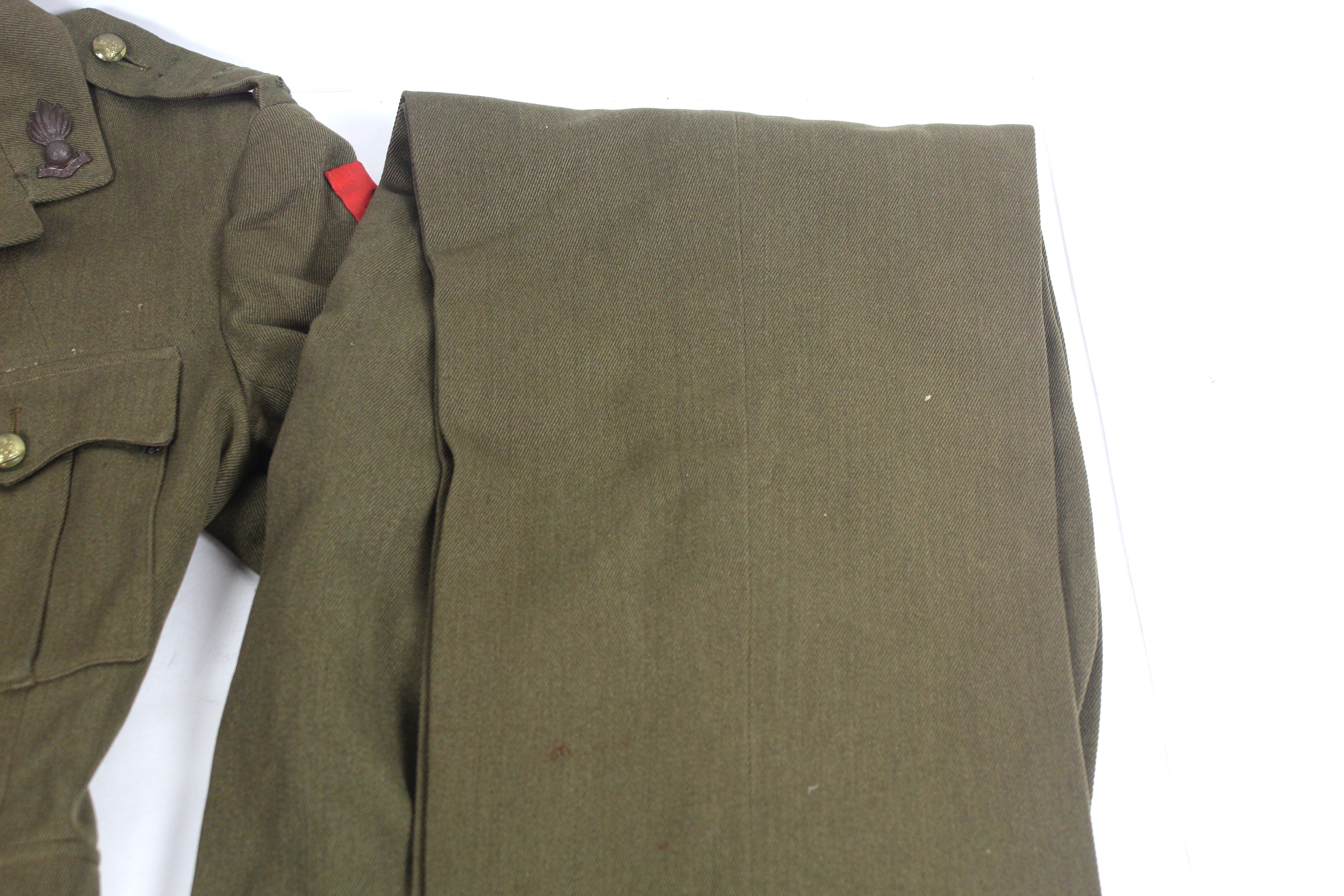 A WWII era Royal Artillery Officers uniform with D - Image 11 of 15
