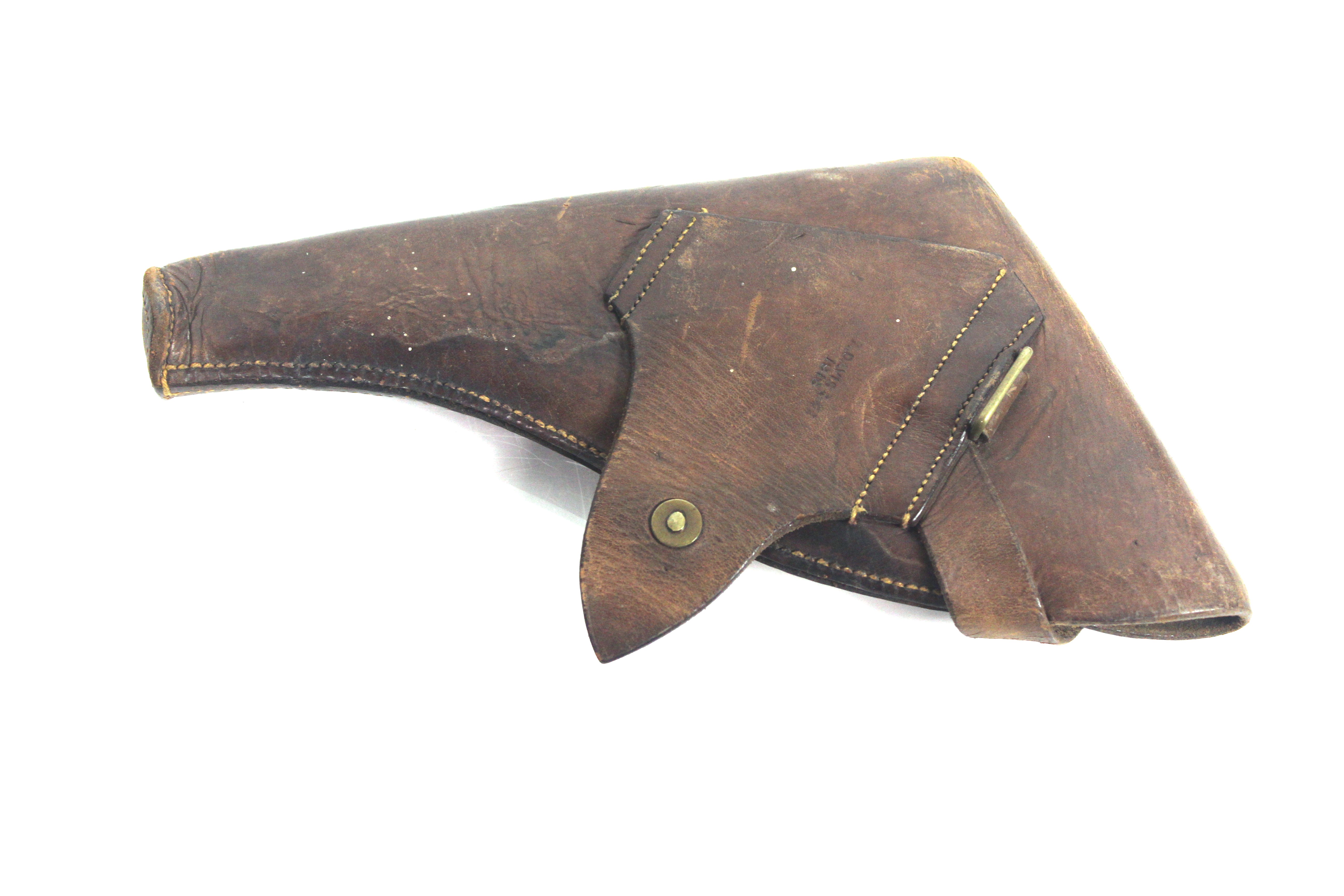 A WWI Webley Mk6 leather holster by A. Davis & Co. - Image 4 of 6