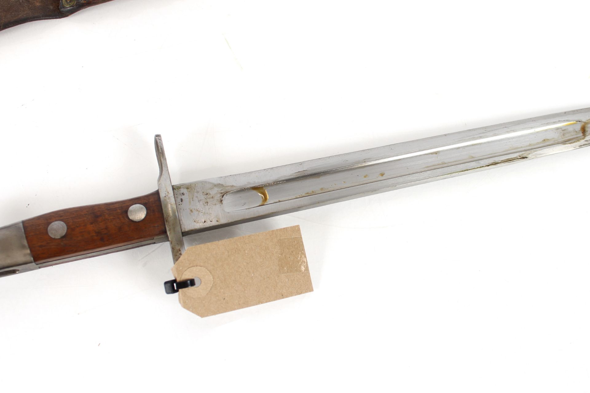 A Swiss model 1889 bayonet (Scmidt-Rubin) with sca - Image 6 of 11