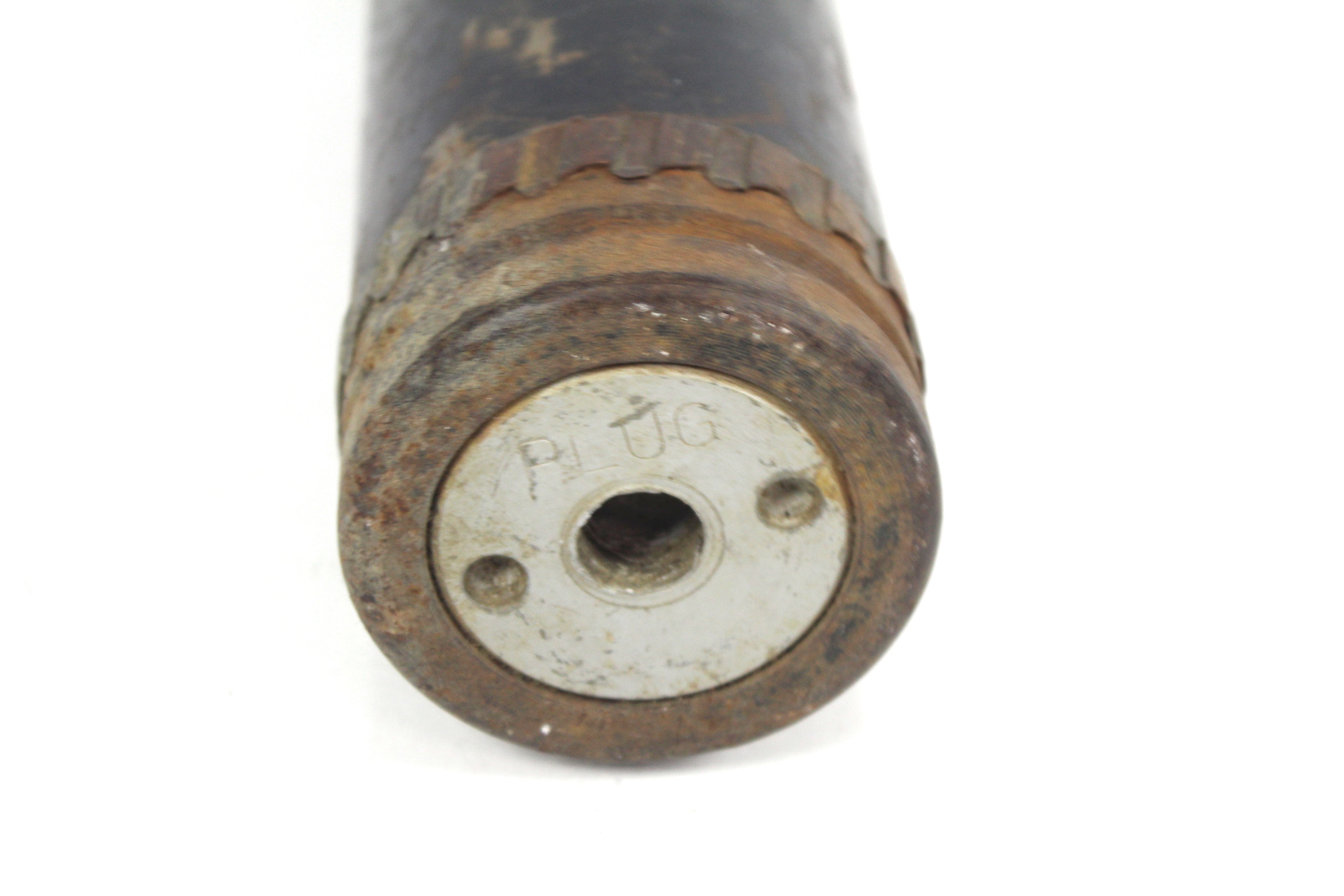 A 76,mm shell head, dated 1/89 and inert - Image 4 of 4