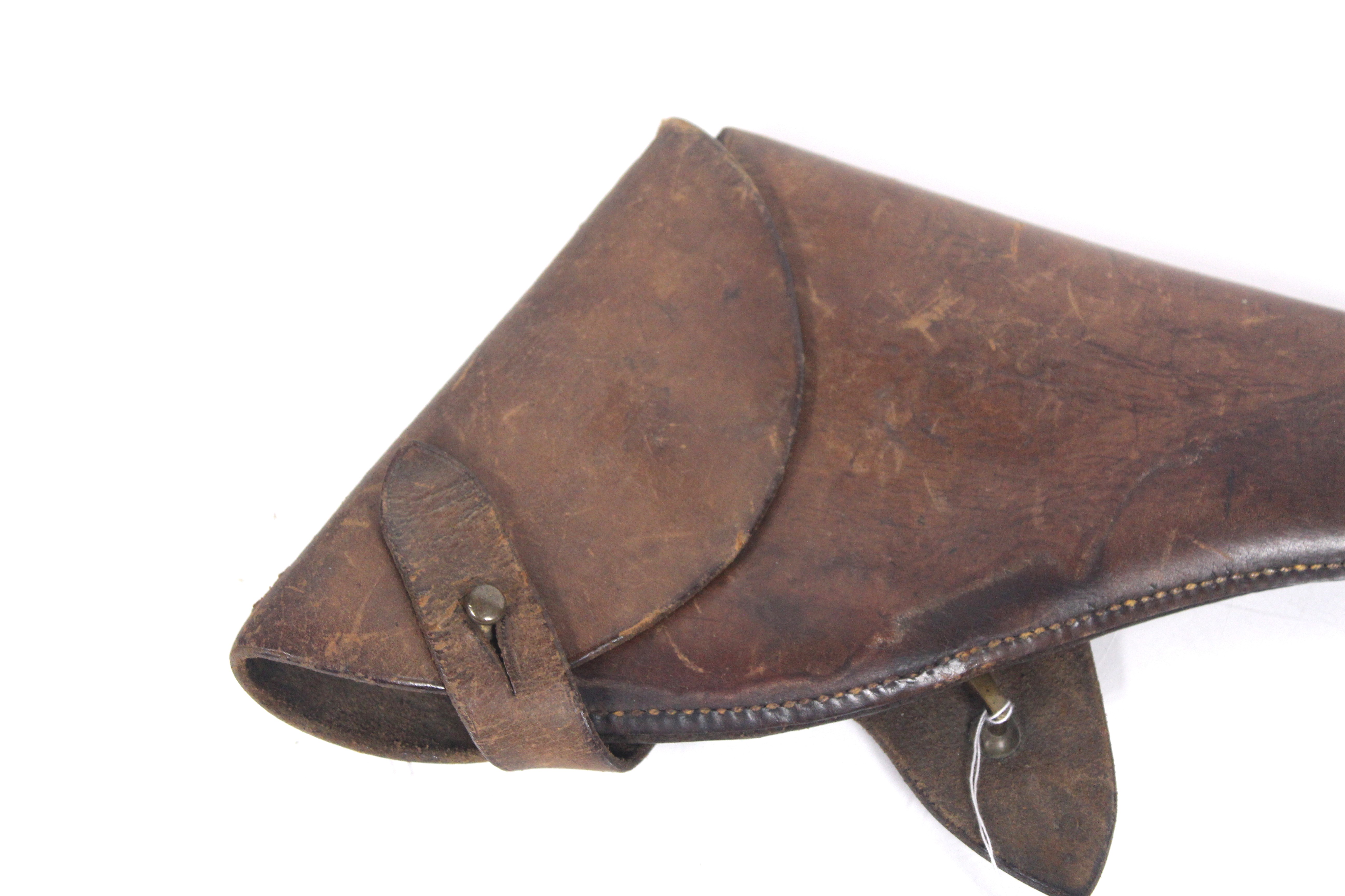 A WWI Webley Mk6 leather holster by A. Davis & Co. - Image 2 of 6