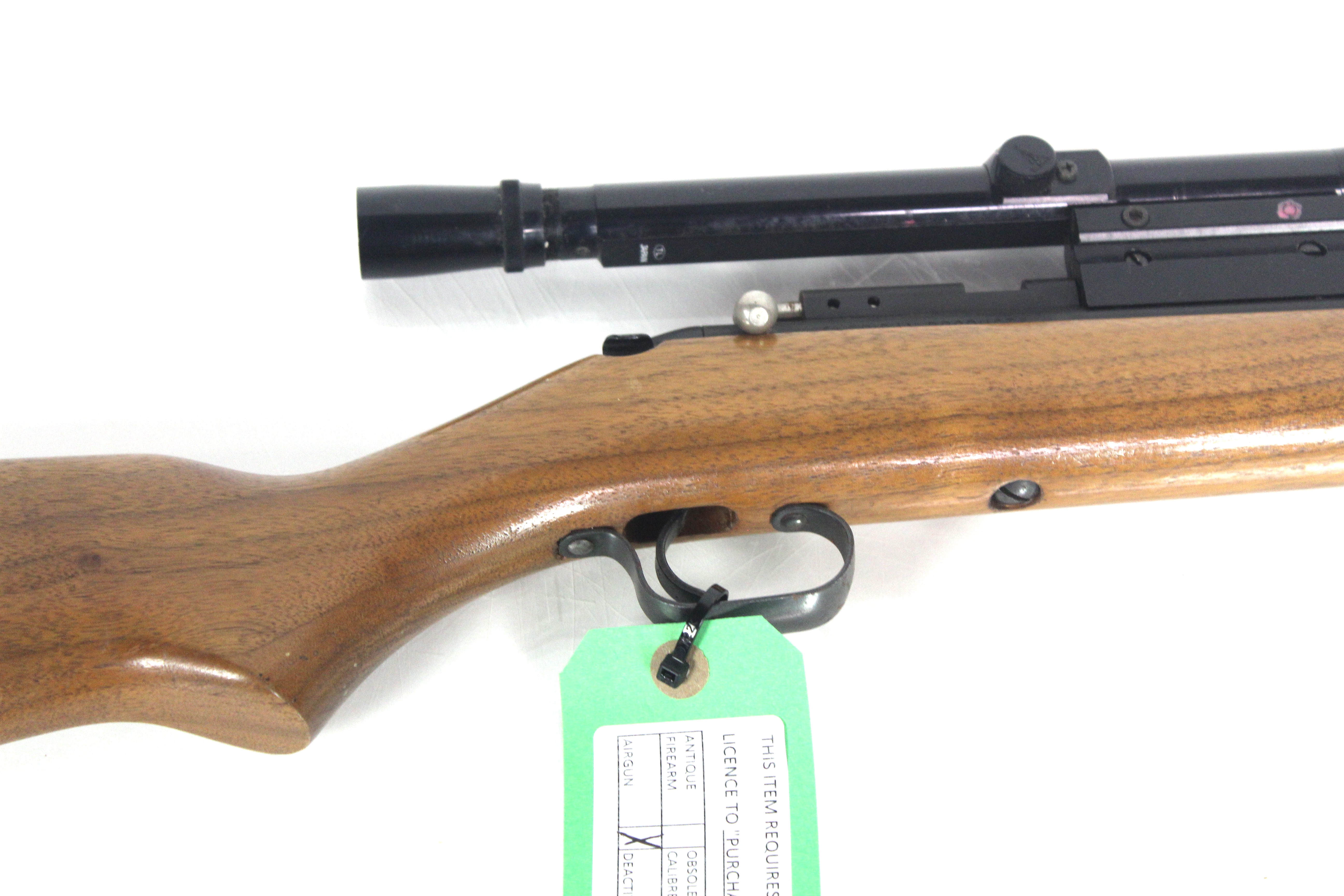 A U.S.A. Sheridan .20 Cal. pump up air rifle with - Image 4 of 13