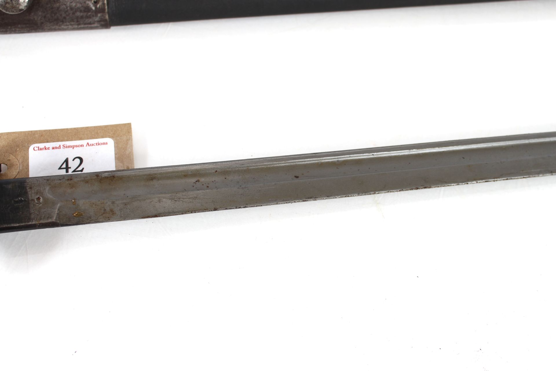 A British model 1907 bayonet with scabbard by Wilk - Image 4 of 14