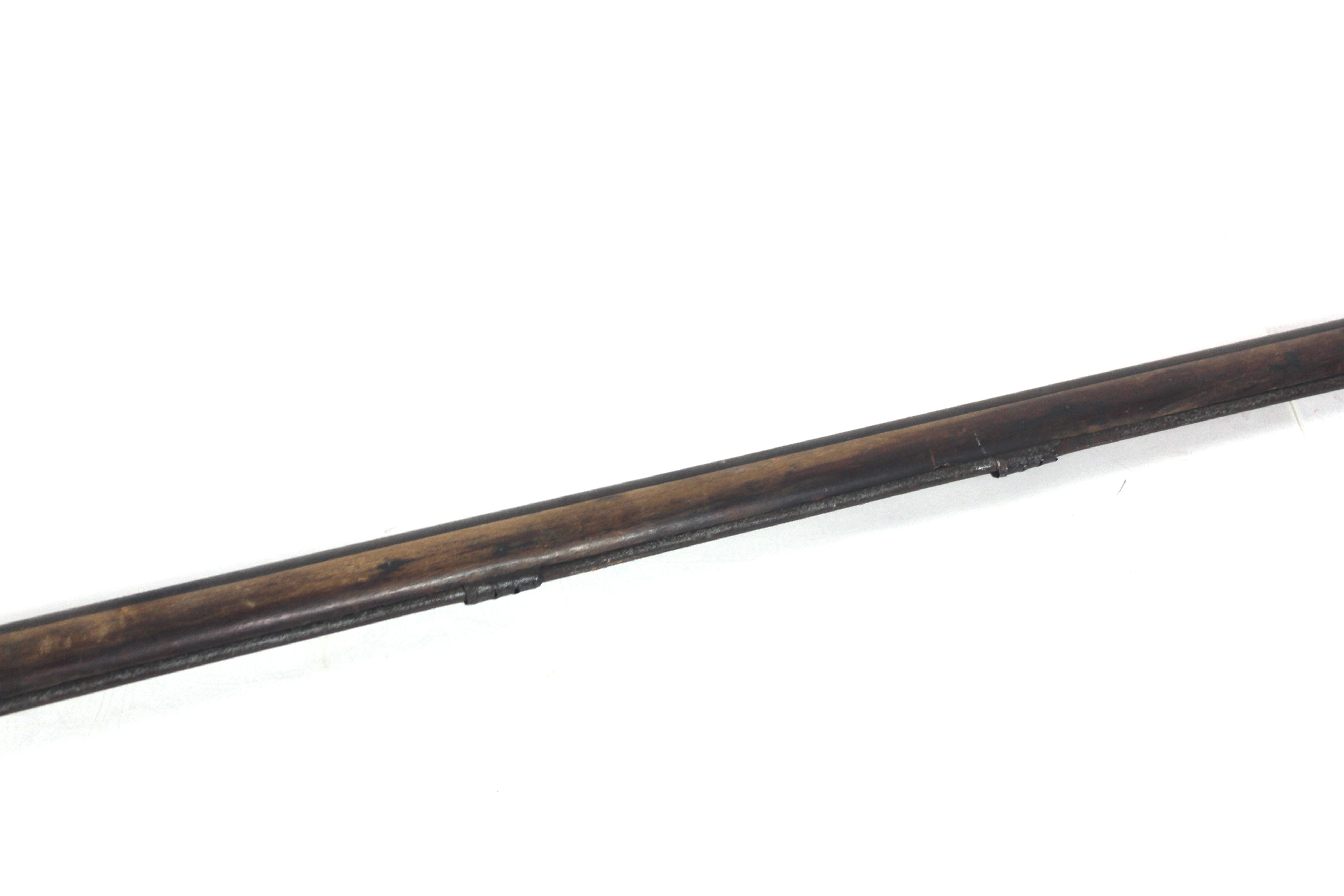 A flintlock "Wildfowling" long arm 5'7" in length - Image 6 of 13