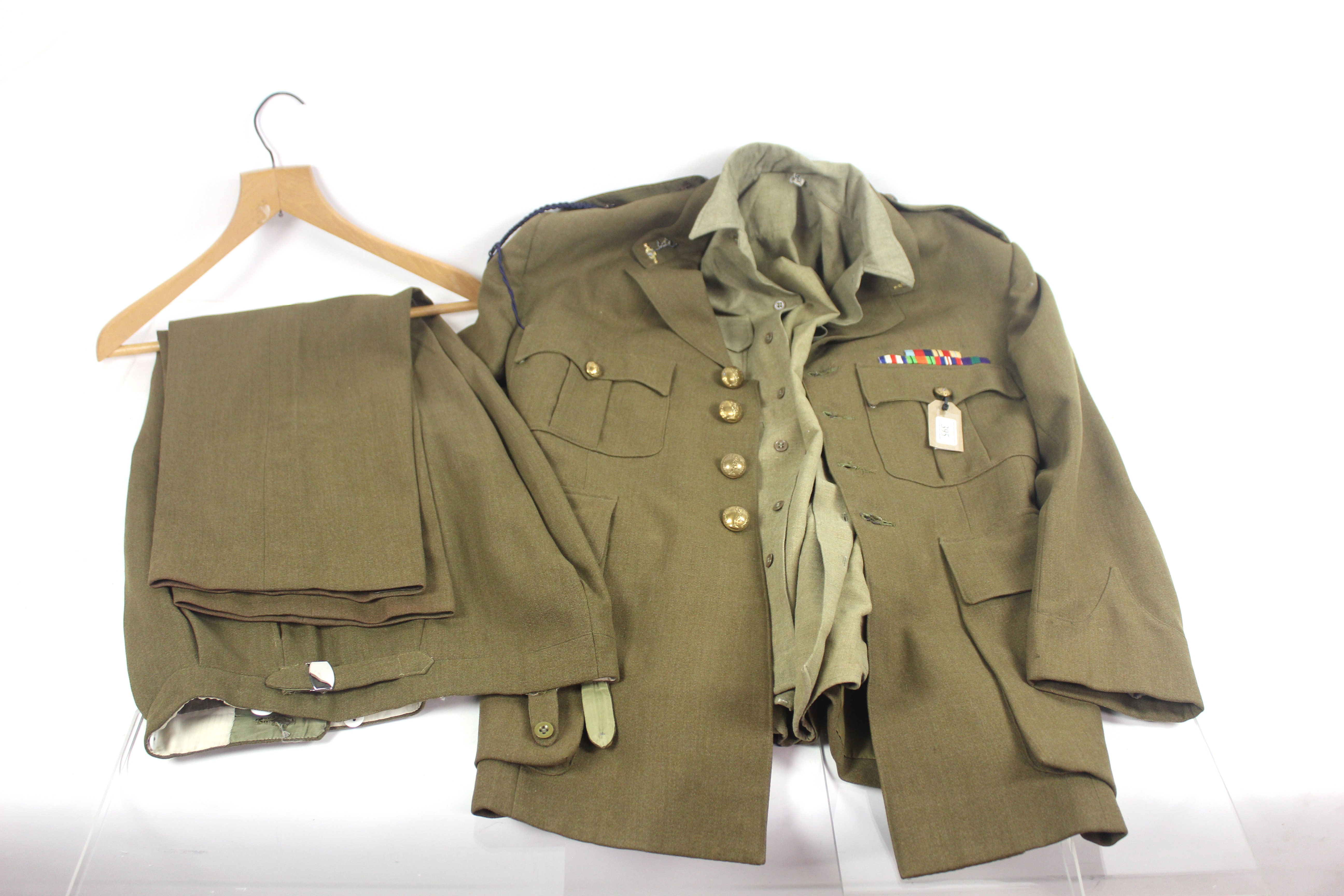 A WWII era Officers Royal Signals Service uniform,