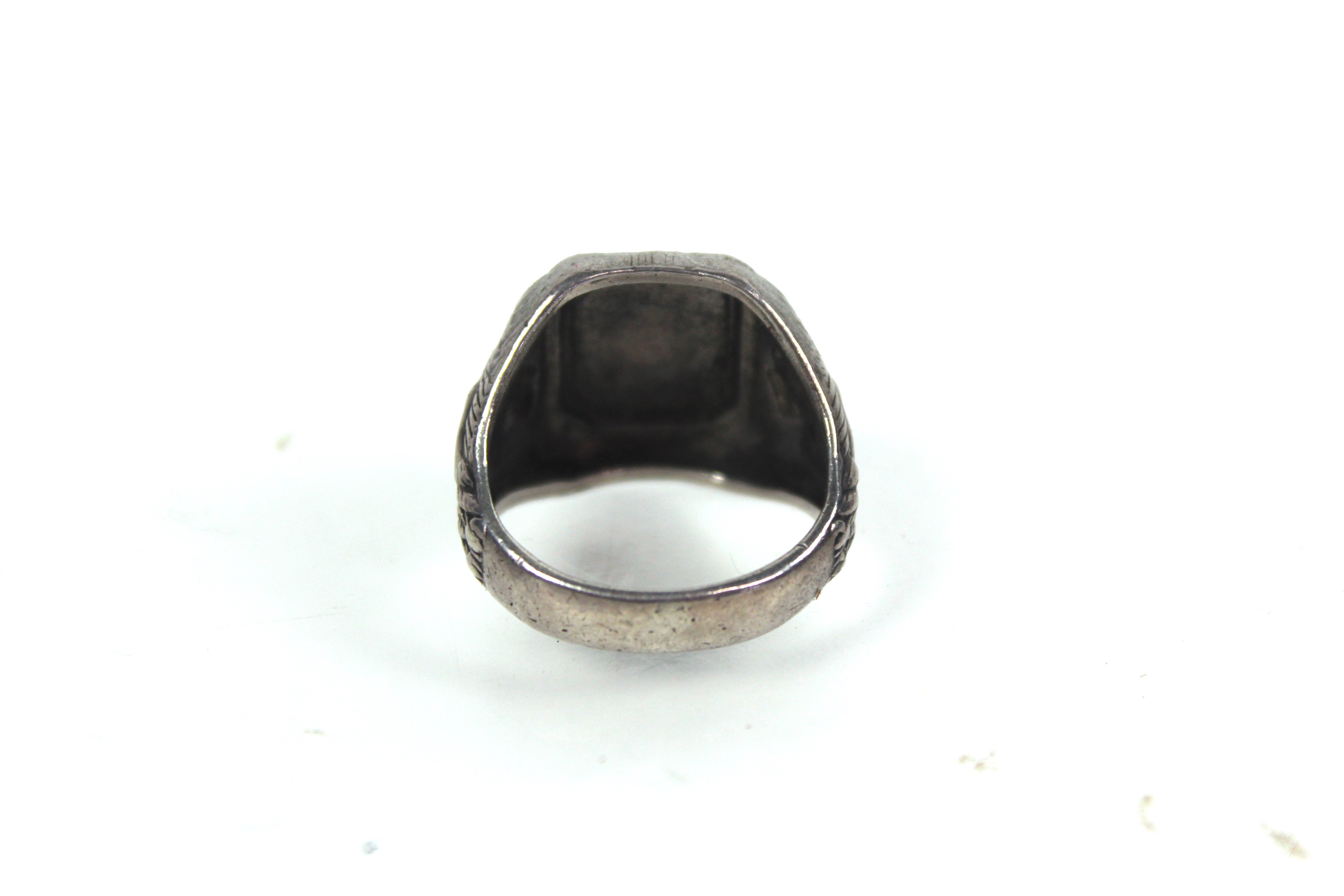 A good vintage U.S.A. silver Marine Corps ring - Image 4 of 4