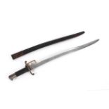 A British model 1856-58 Yataghan sword bayonet wit