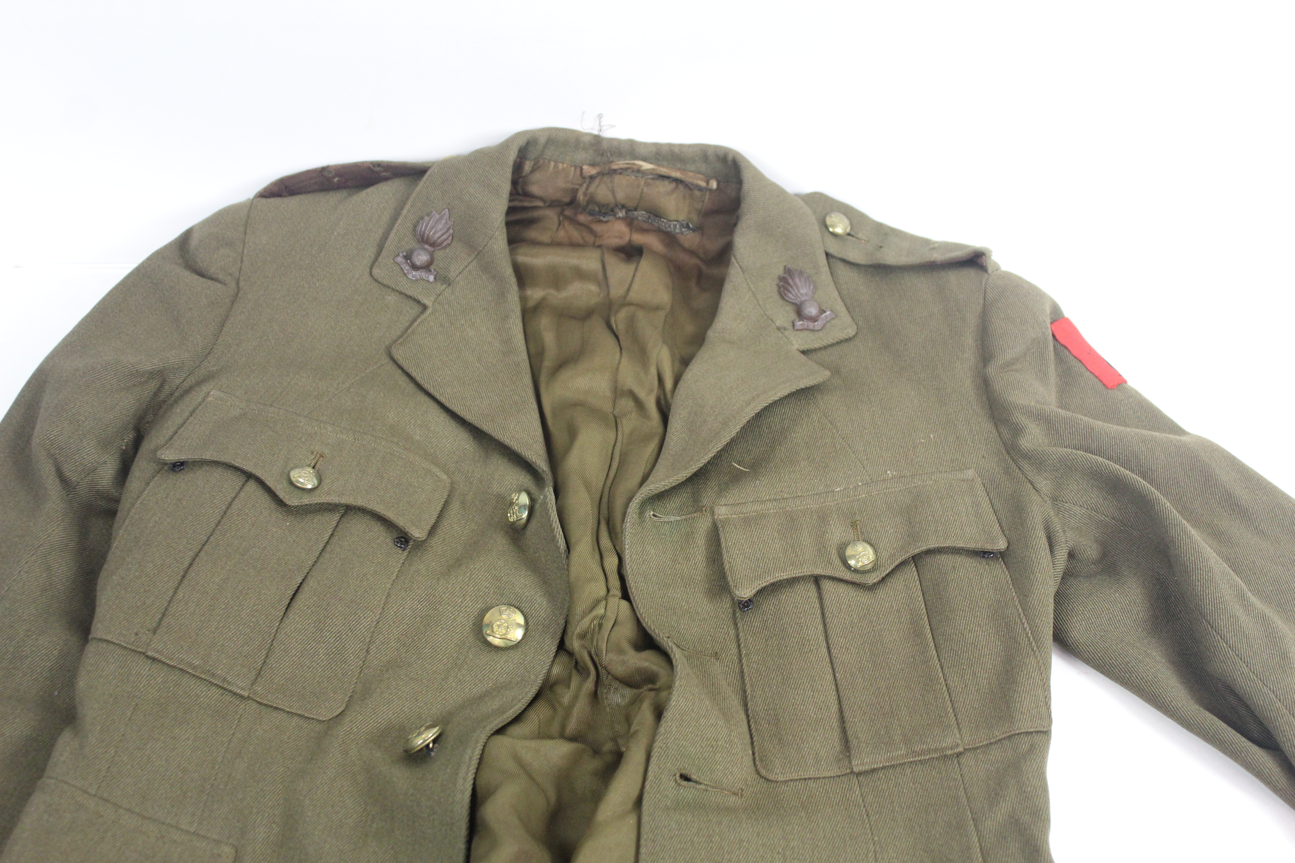 A WWII era Royal Artillery Officers uniform with D - Image 13 of 15