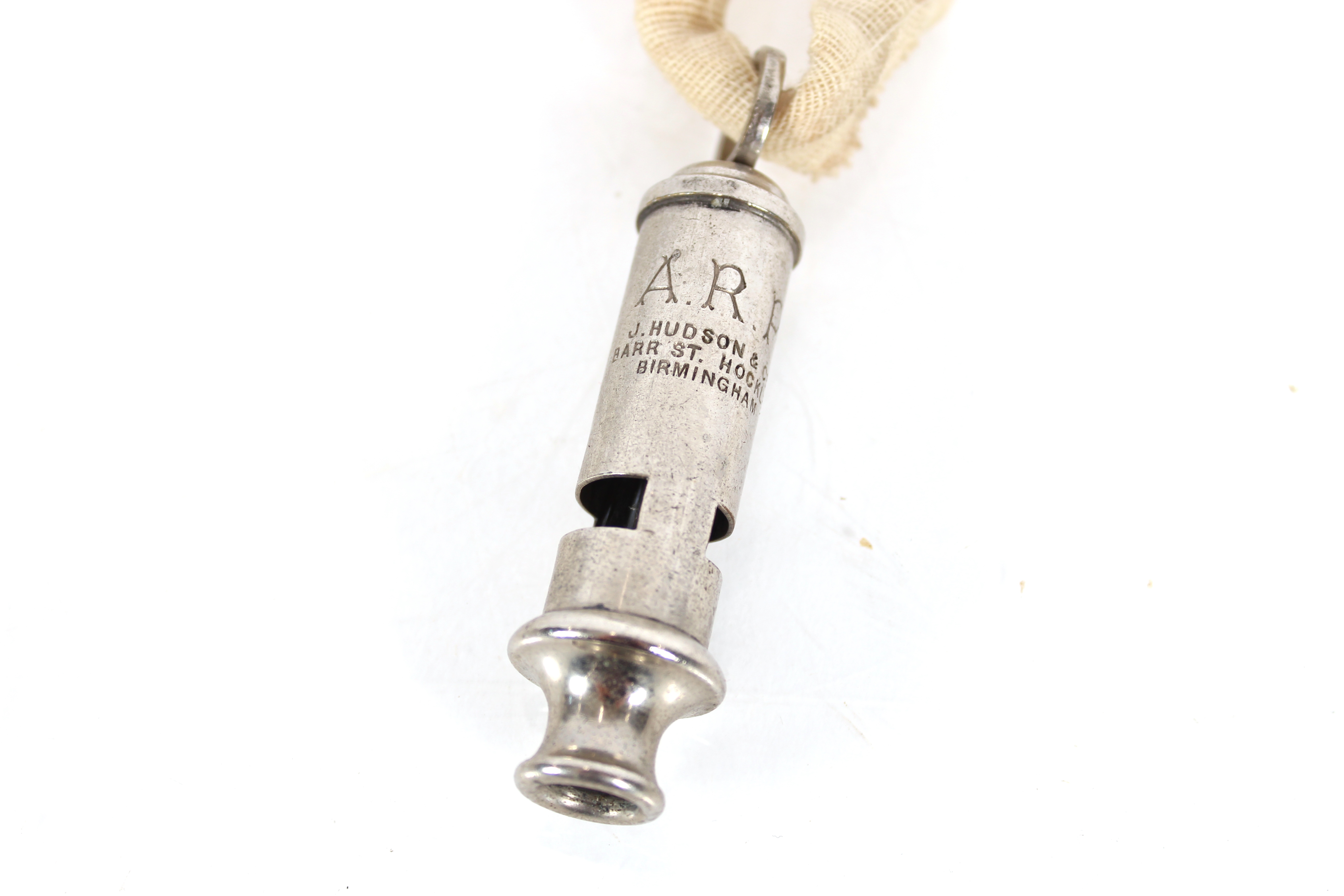 An A.R.P. marked whistle by J. Hudson and Co. with - Image 4 of 6