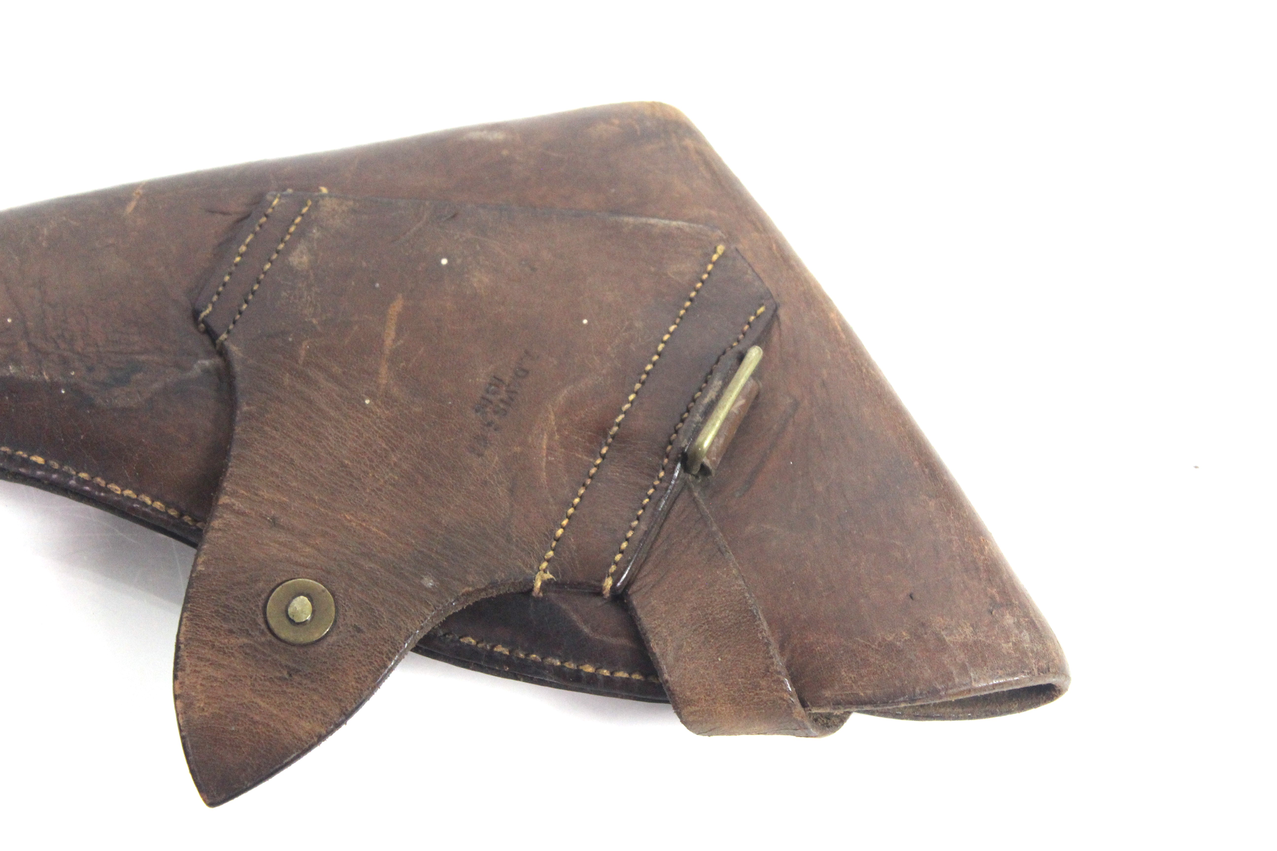 A WWI Webley Mk6 leather holster by A. Davis & Co. - Image 6 of 6