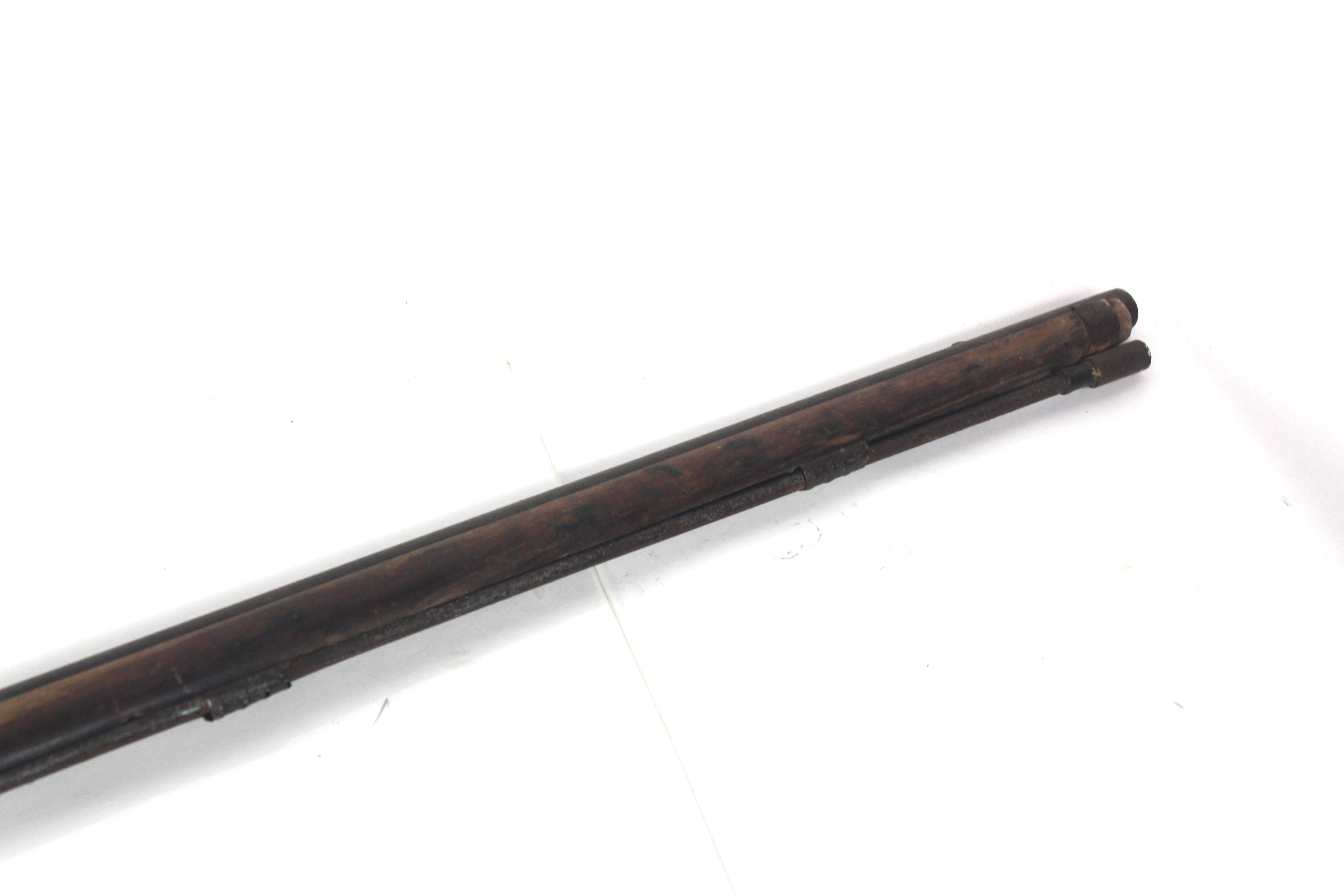 A flintlock "Wildfowling" long arm 5'7" in length - Image 7 of 13