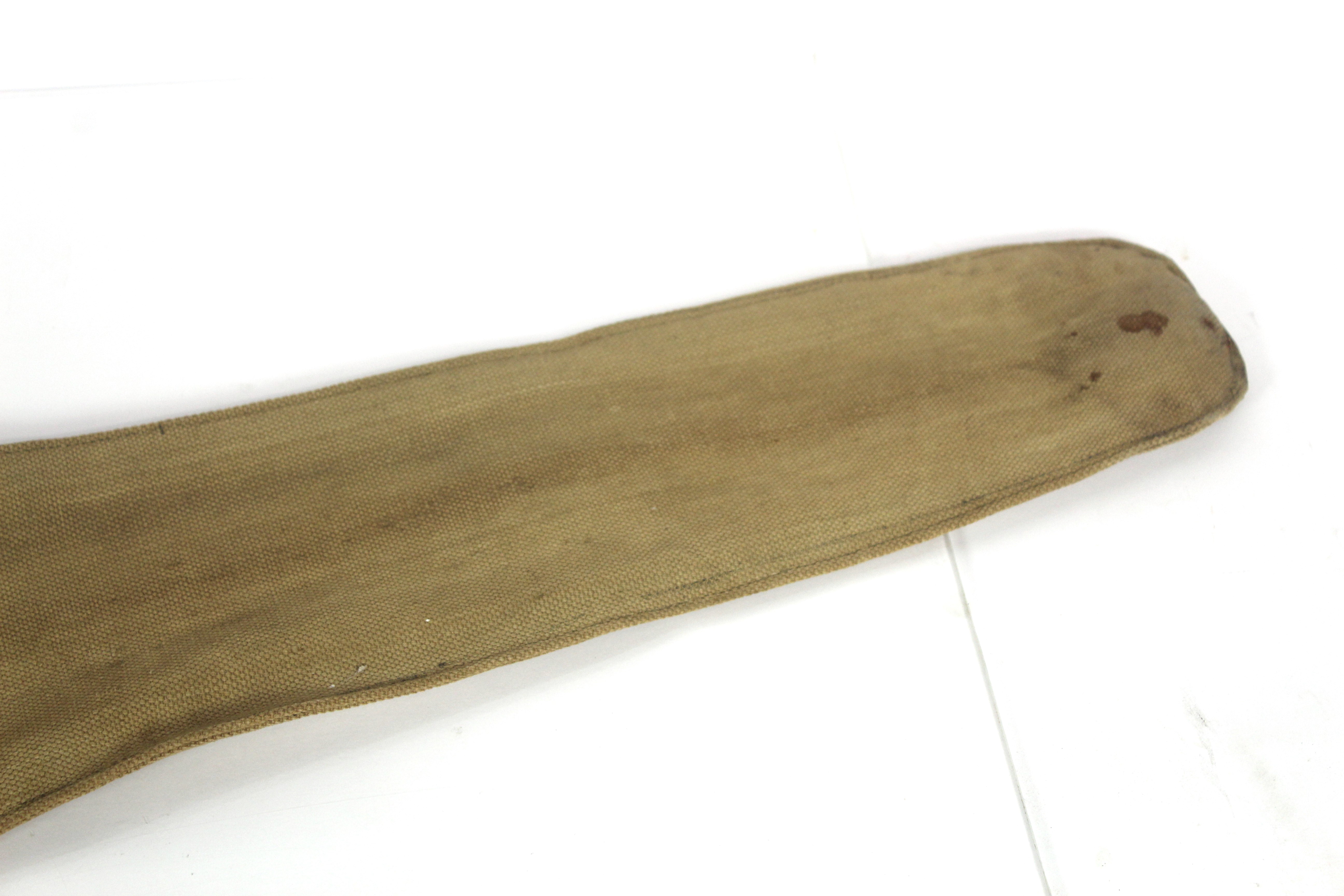 A WWII Era (dated 1942) canvas rifle slip with sid - Bild 6 aus 9