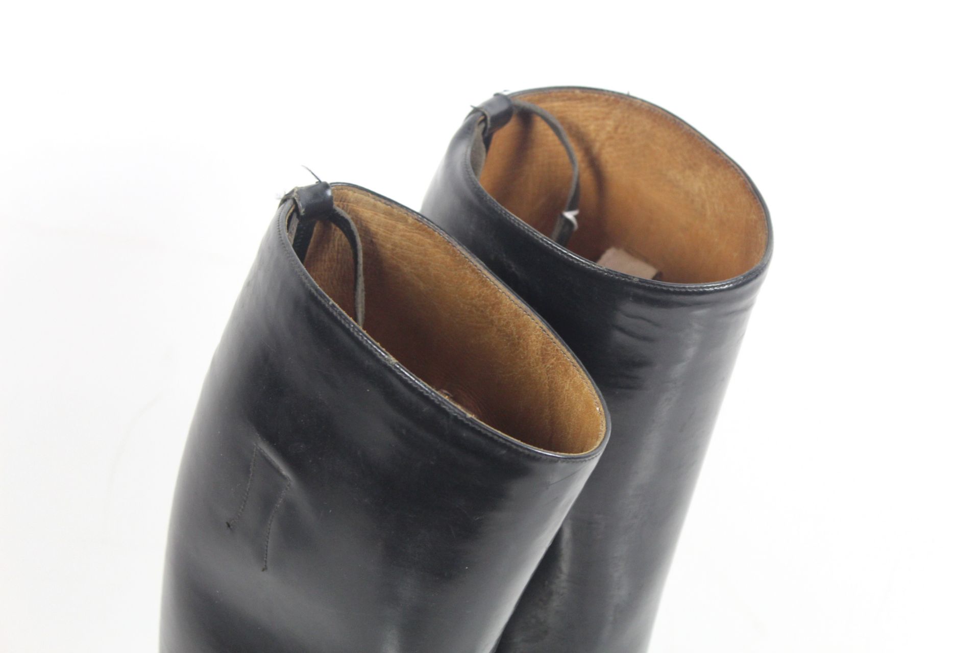 A pair of black Officers boots complete with spurs - Image 2 of 9