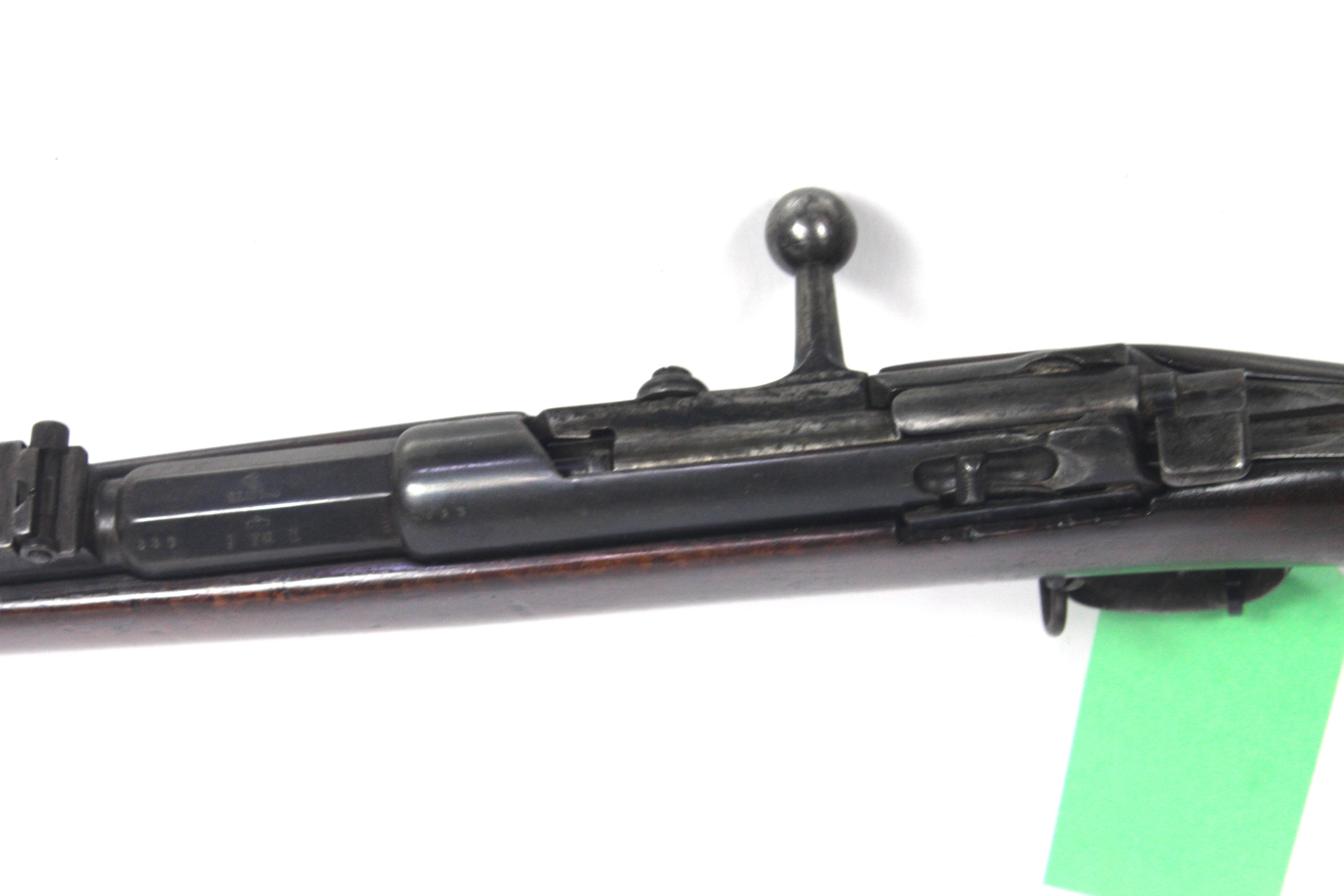 A German Mauser Model 1871/84 bolt action rifle in - Image 11 of 13