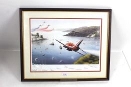 A "Red Arrows" limited edition print 205/500 "Smok