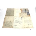 A German WWII era group of various documents to Lu