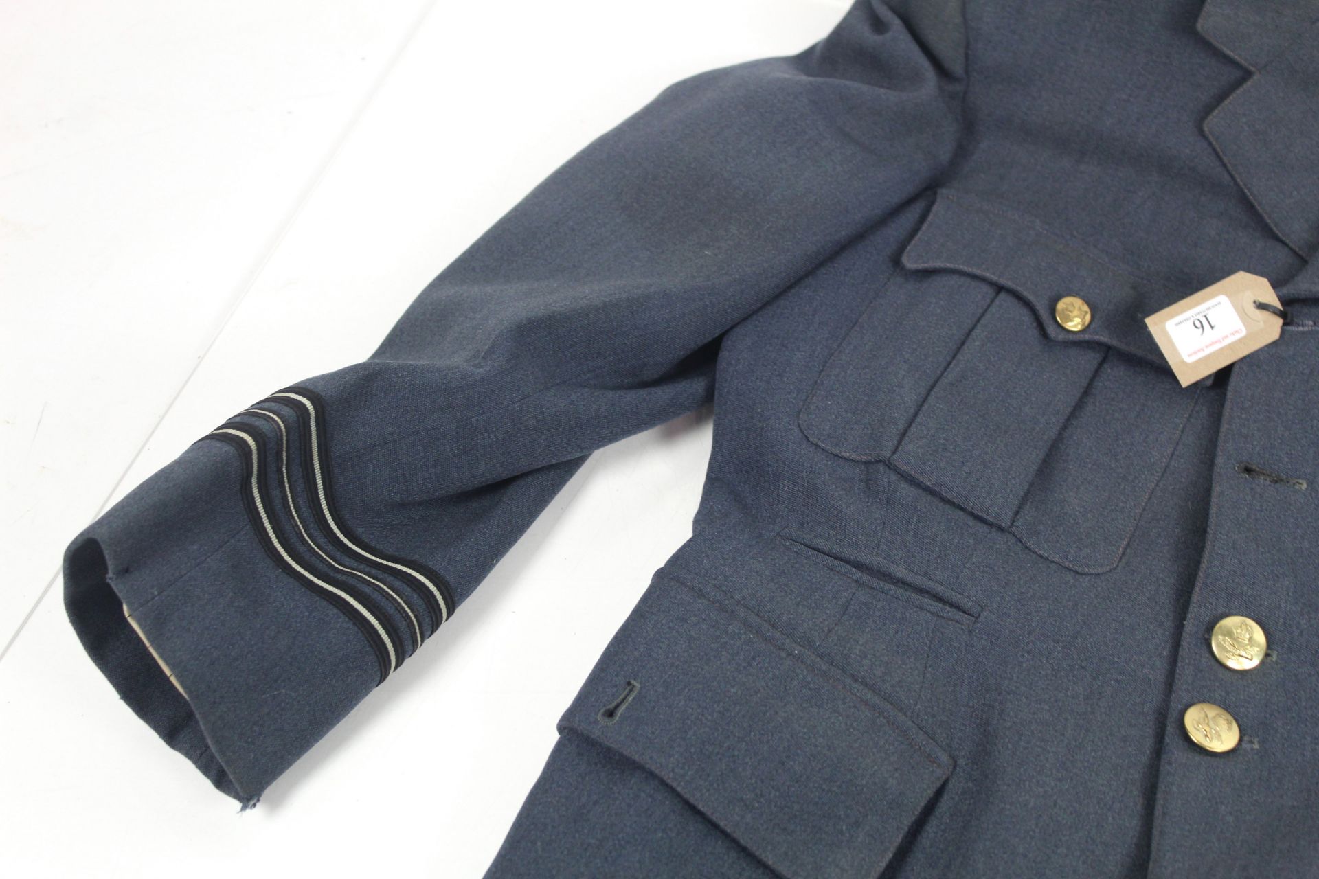 An R.A.F. Officers service jacket with Kings Crown - Image 3 of 14