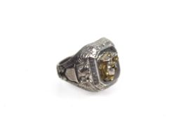 A good vintage U.S.A. silver Marine Corps ring