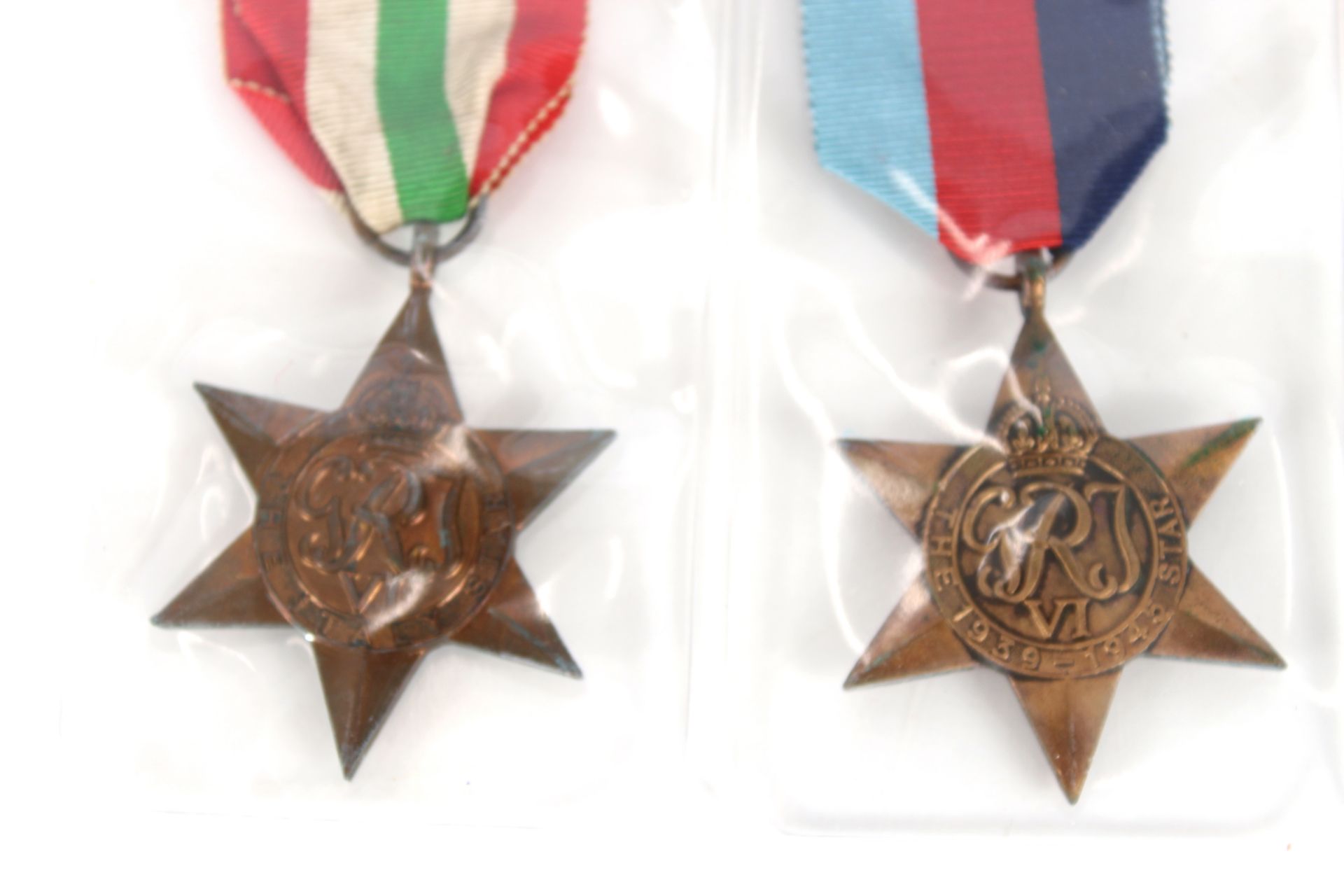Six WWII medals including Burma and Africa Stars - Image 4 of 7