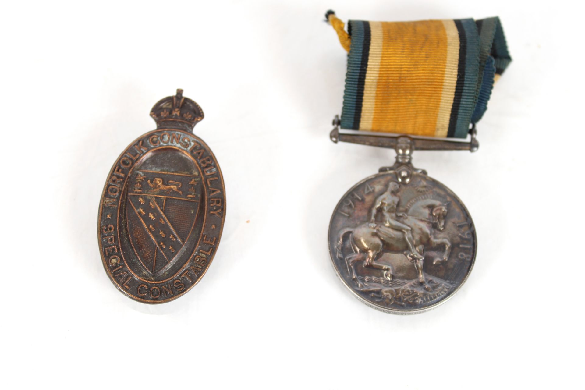 A WWI war medal to 2016 Gnr. B. Nottingham. R.A. w - Image 4 of 6