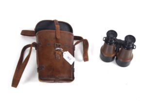 A WWI era pair of binoculars in their 1917 dated l