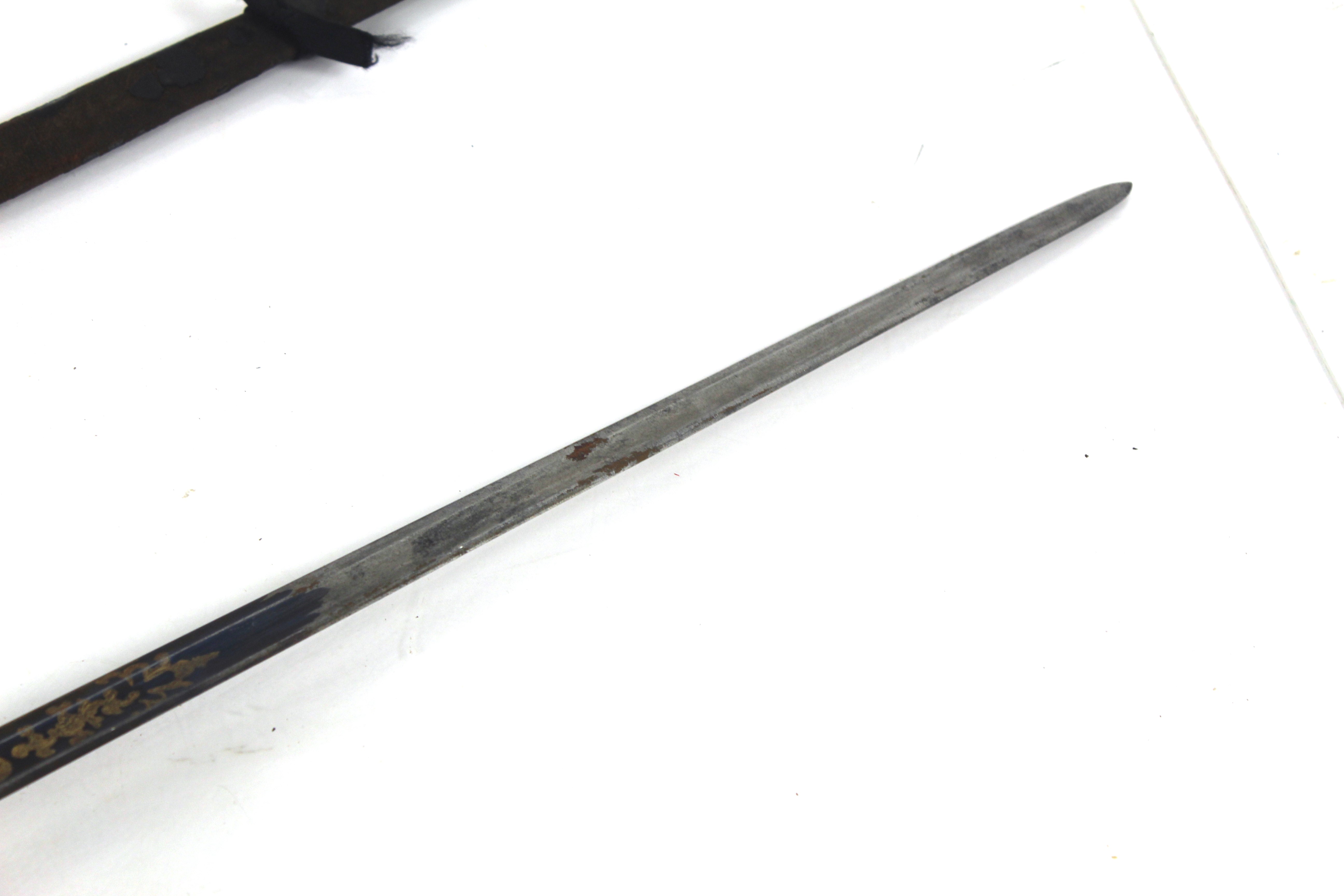 A 1796 Infantry Officers sword with good blue and - Image 6 of 14