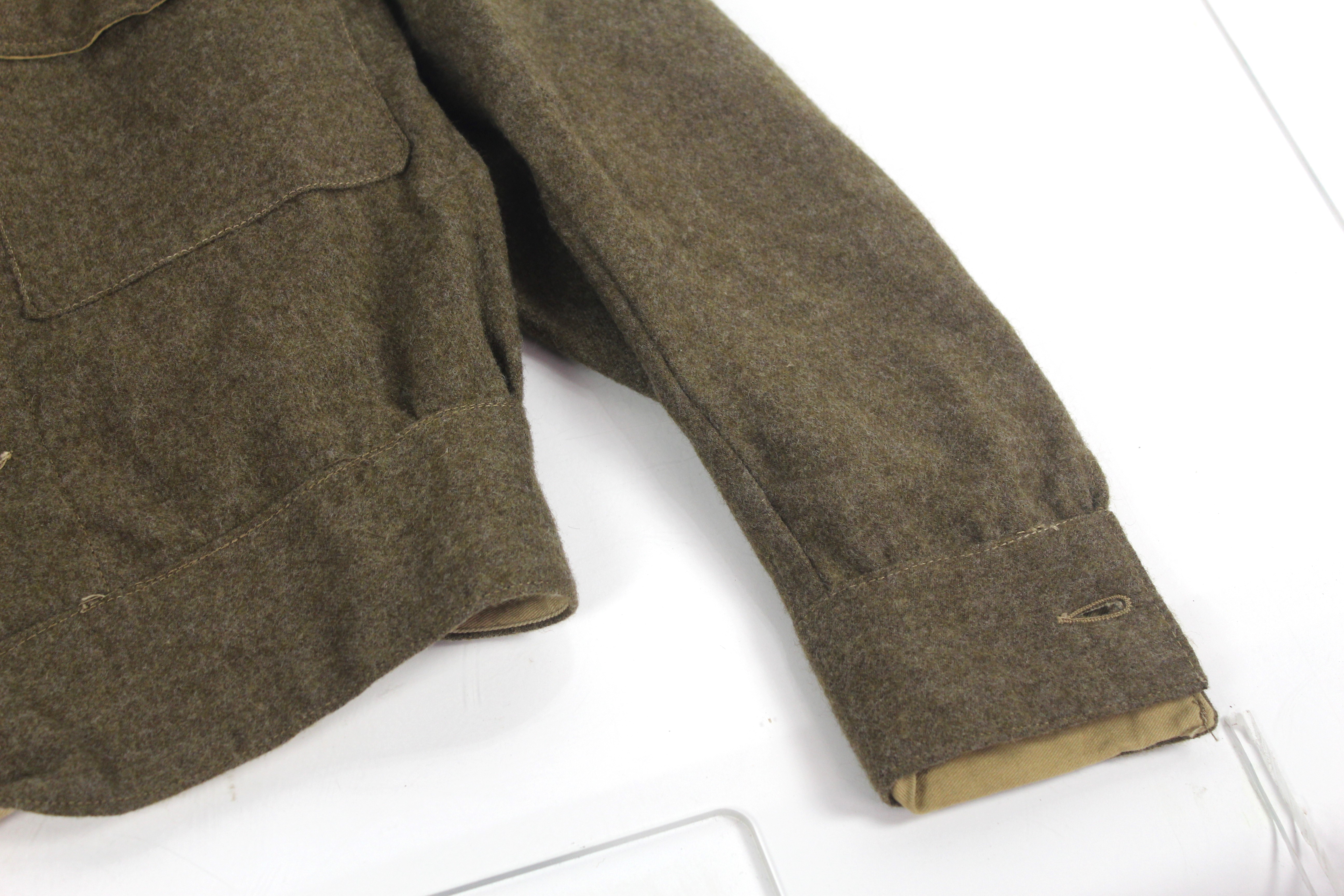 A good WWII 1940 Patt battledress blouse dated 194 - Image 6 of 13