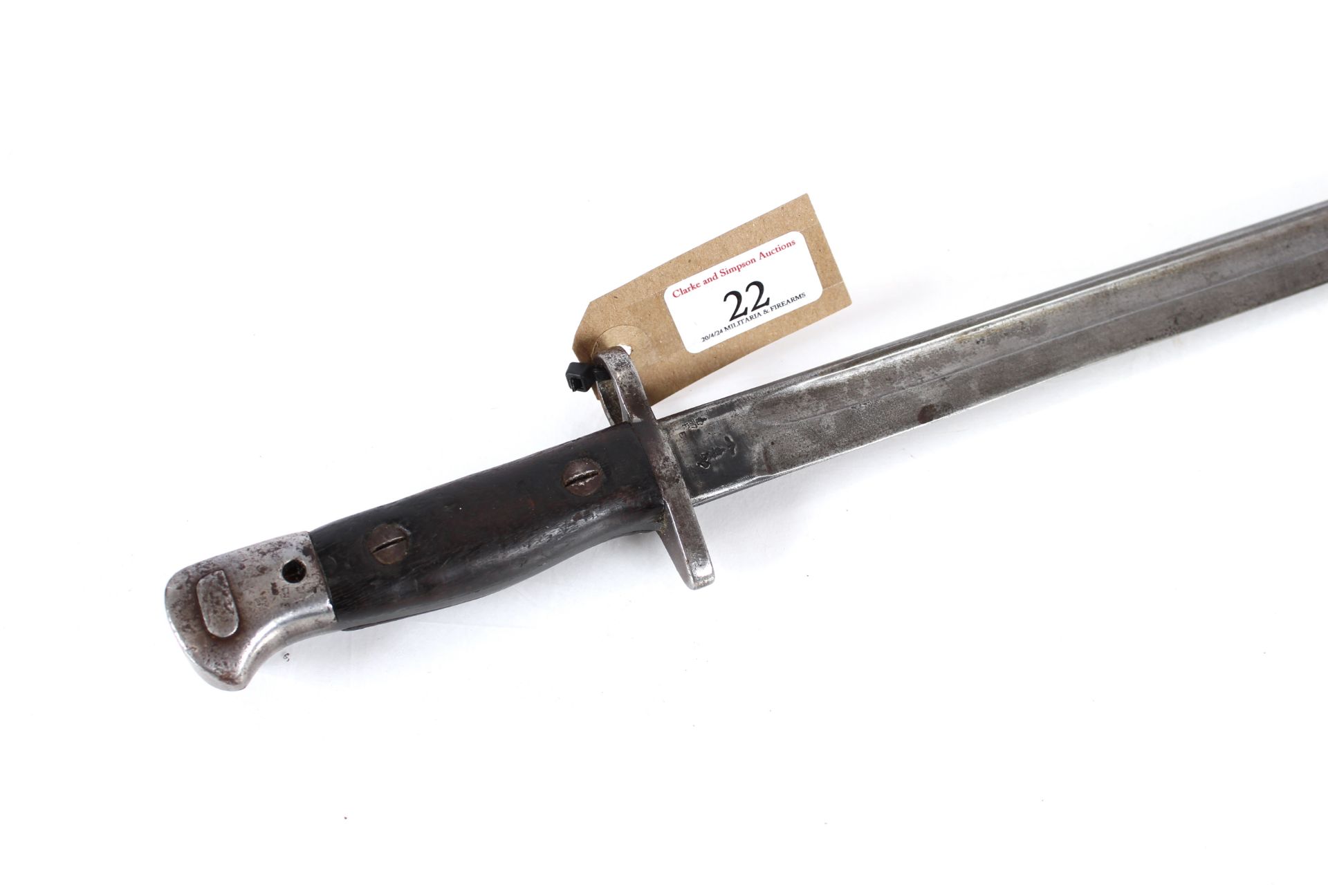 A British model 1907 bayonet and scabbard by Wilki - Image 2 of 9