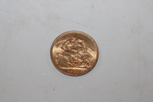 A 1912 full sovereign