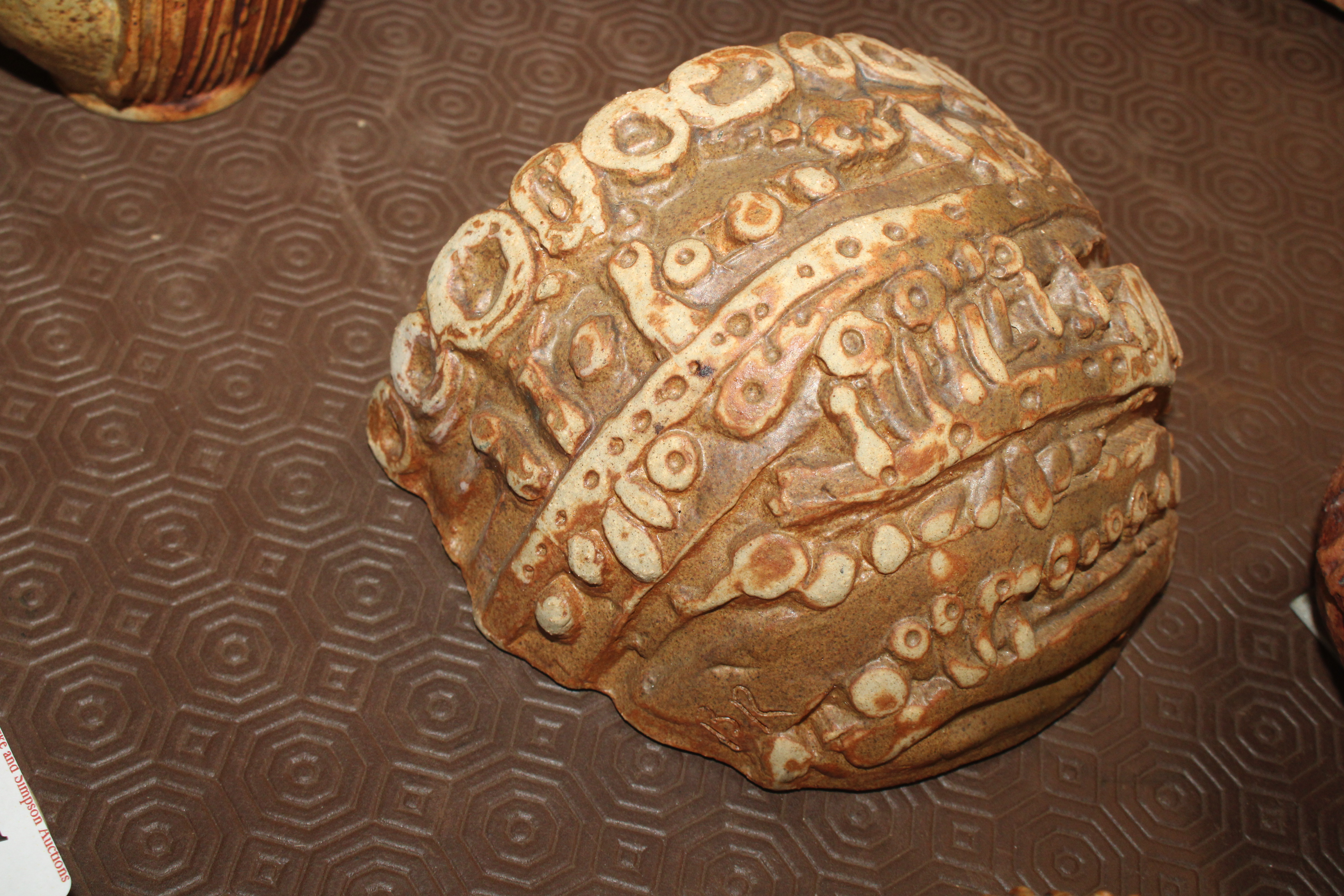 A Bernard Rooke pottery wall mounting posy holder, - Image 3 of 14