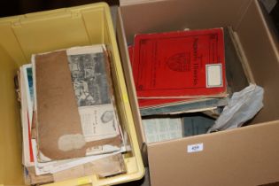 A collection of various vintage periodicals, ephem