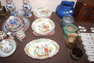 A quantity of Copeland Spode dessert ware of Peaco