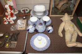 A Lomonosov USSR porcelain tea set